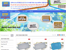 Tablet Screenshot of dongthinhphu.com